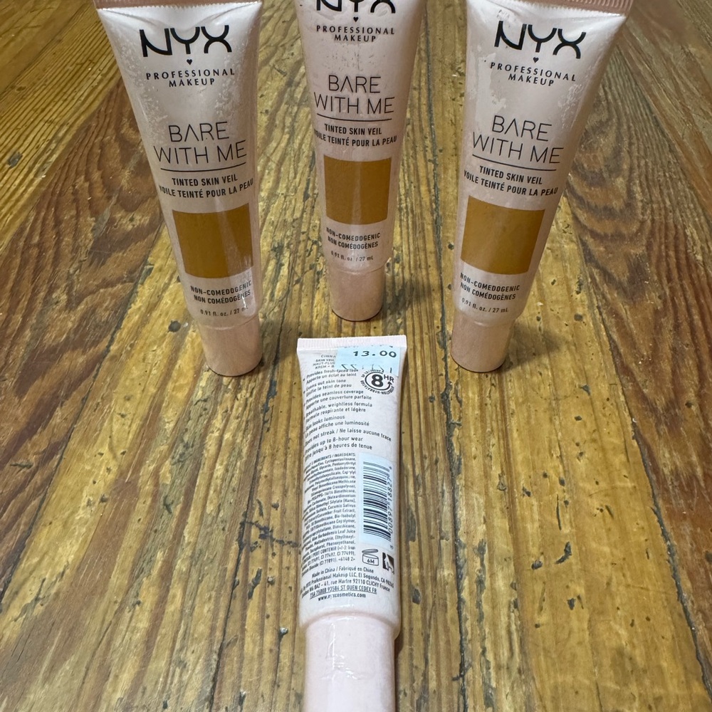 NYX Bare With Me Tinted Skin Veil Foundation Makeup - Cinnamon Mahogany